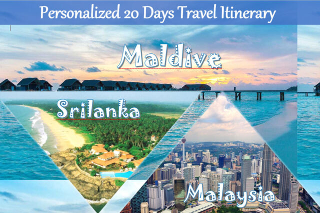 A 20 Day Tropical Trio Travel Itinerary: Maldives, Sri Lanka & Malaysia
