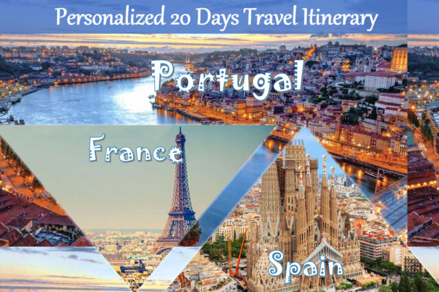 A 20-Day Personalized Travel Itinerary for Spain, Portugal & France